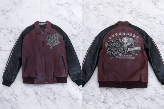 Pelle Pelle Legendary Maroon Leather Jacket (BNWT)
