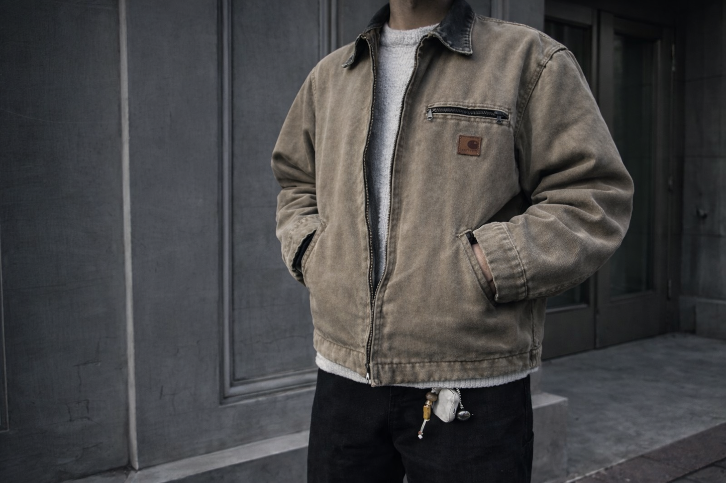 Vintage Khaki Carhartt Jacket