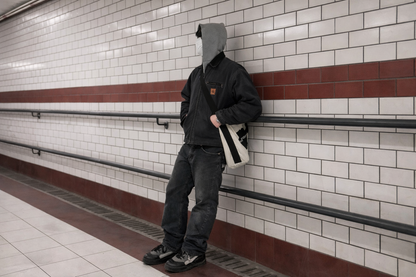Vintage Washed Black Carhartt Jacket