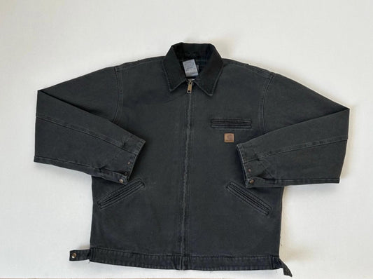 Vintage Washed Black Carhartt Jacket